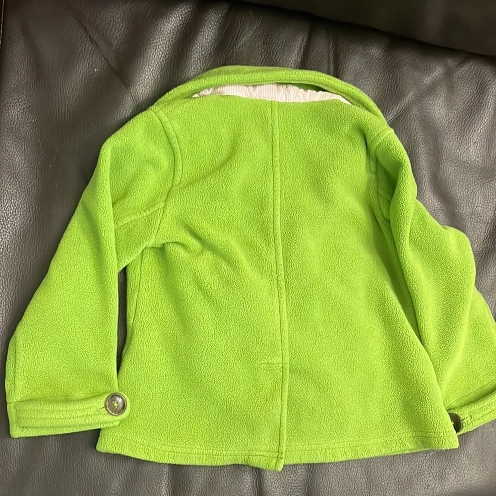 Kids fleece pea coat.